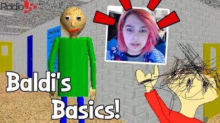 Audrey Reacts To BALDI&#39;S BASICS!!! |  RadioJH Games