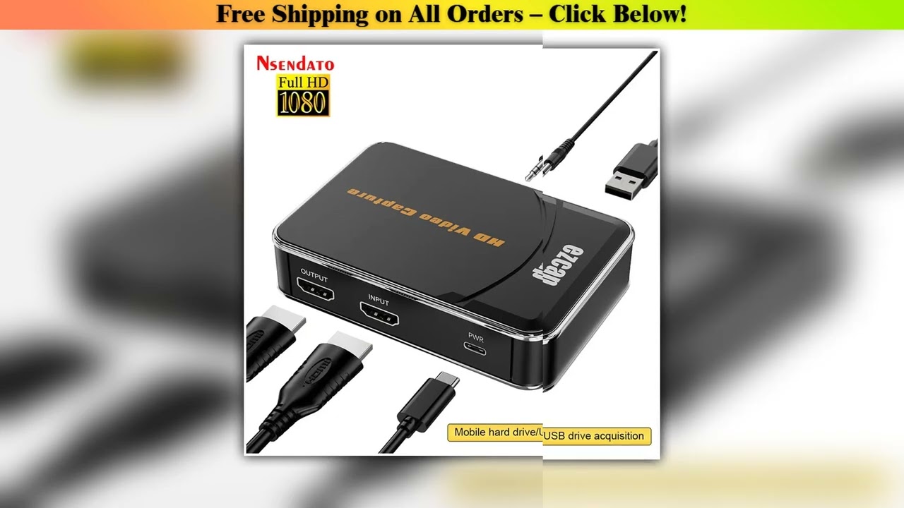 Ezcap280H HDMI Video Game capture Card 1080P Full HD Video Recorder Grabber Capture Box For WiiU