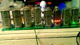 8 tube Burroughs 7971 nixie clock