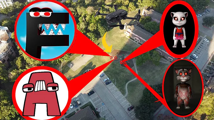 DRONE CATCHES TALKING TOM & TALKING ANGELA VS ALPH...