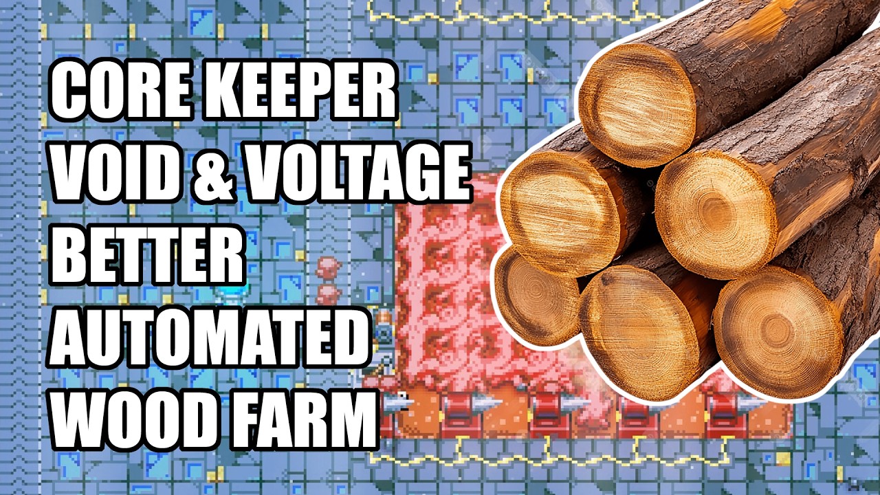 BETTER Automated Wood Farm [Core Keeper Void & Voltage] - YouTube