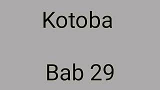 Kosakata bab 29 || minna no nihongo II