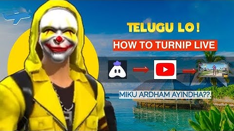 HOW TO DO TURNIP LIVE STREAM ||IN TELUGU 🔥 #freefire #turnip #tipsandtricks #viralvideo #mbg #dfg