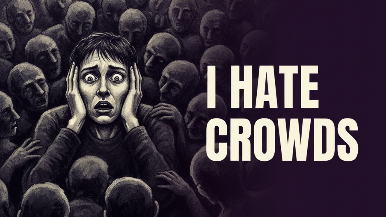 The Psychology of People Who Can't Handle Being in Crowded