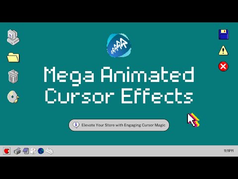 Mega Animated Cursor Effects - Bring the enchantment of the 90's web into your Shopify store