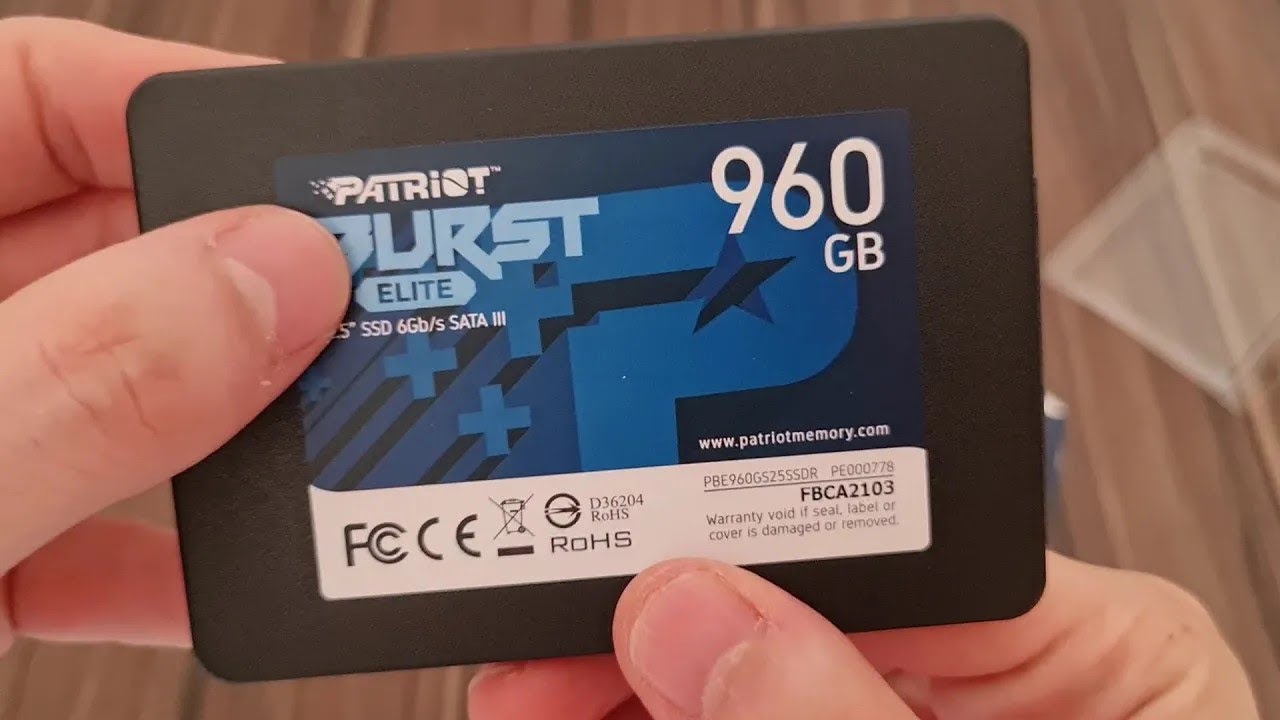 Patriot Memory Burst 960GB SATA3 内蔵型SSD 6Gb/s 2.5インチ 7mm
