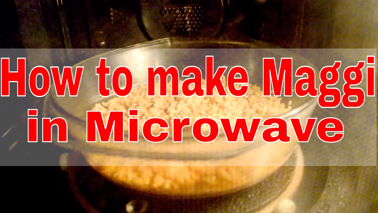 How To Cook Noodles/Maggi Noodles In Microwave.