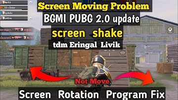 3.2 update screen moving problem l BGMI PUBG screen shaking l How to fix screen moving problem