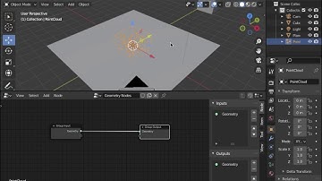 blender - point cloud + geometry node 1