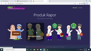 tutorial raport digital ARD untuk wali kelas