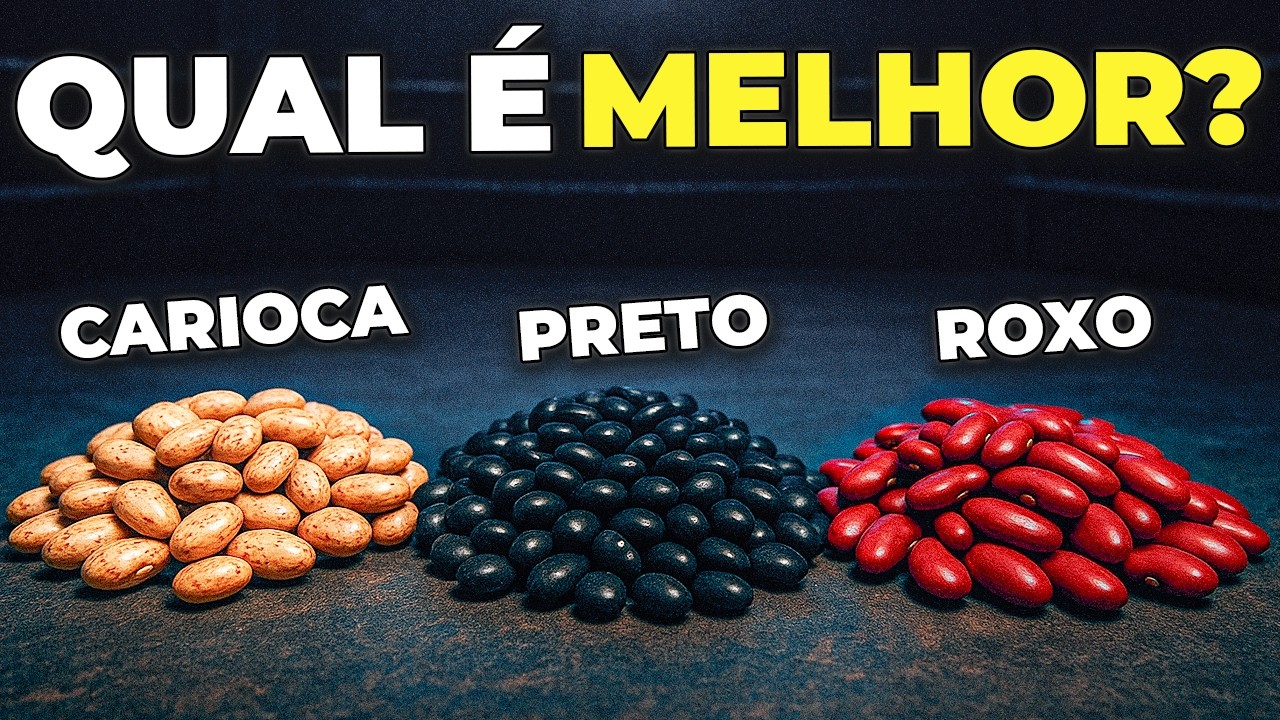 FEIJÃO ROXO, PRETO ou CARIOCA: Qual é mais SAUDÁVEL? - YouTube