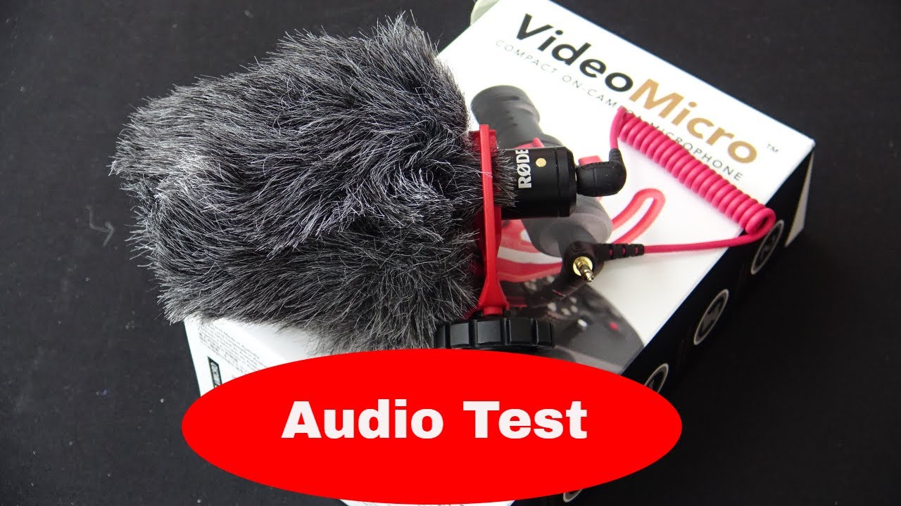 RODE Video Micro VS. Sony Built In Camera Mic