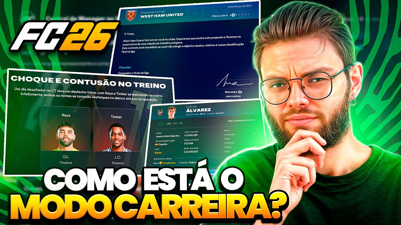 EA FC26: Tudo que NÃO TE MOSTRARAM do NOVO MODO CARREIRA!