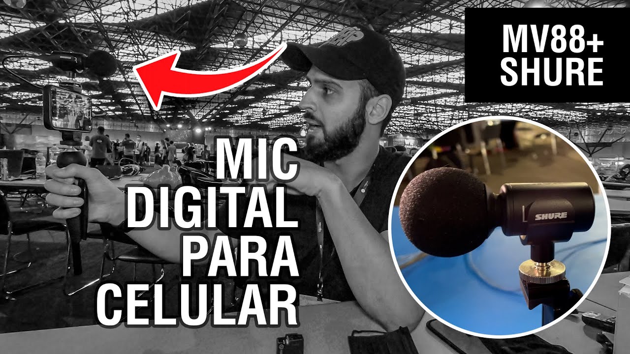 Digital microphone for recording with your cell phone and getting