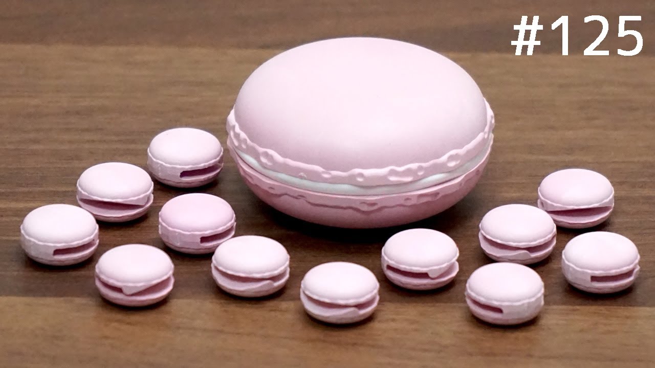マカロンクリップ。Macaron clip. Japanese kawaii stationery - YouTube