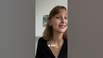 Stop lying to yourself.