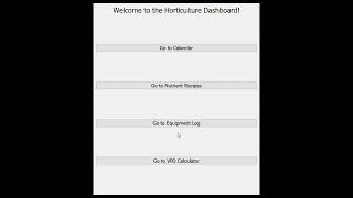 Final project CS50x Horticulture Dashboard