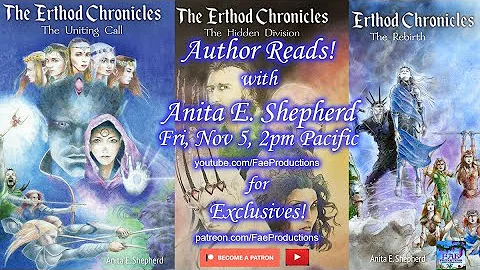 Author Reads w/Anita E. Shepherd Fantasy Author, I...