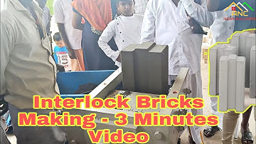Interlock Bricks | 3 Minutes Making video | ANC INDIA BUILDERS @vlogsofanand