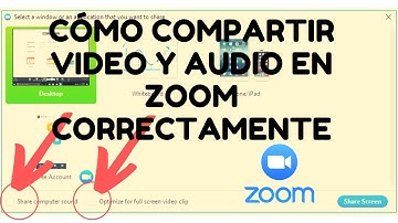 📌 Cómo compartir AUDIO y VIDEO en ZOOM correctamente - EXPLICACIÓN fácil 🚨