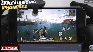 iPhone SE 2022 test game PUBG Mobile Ultra Graphics | Apple A15 Bionic