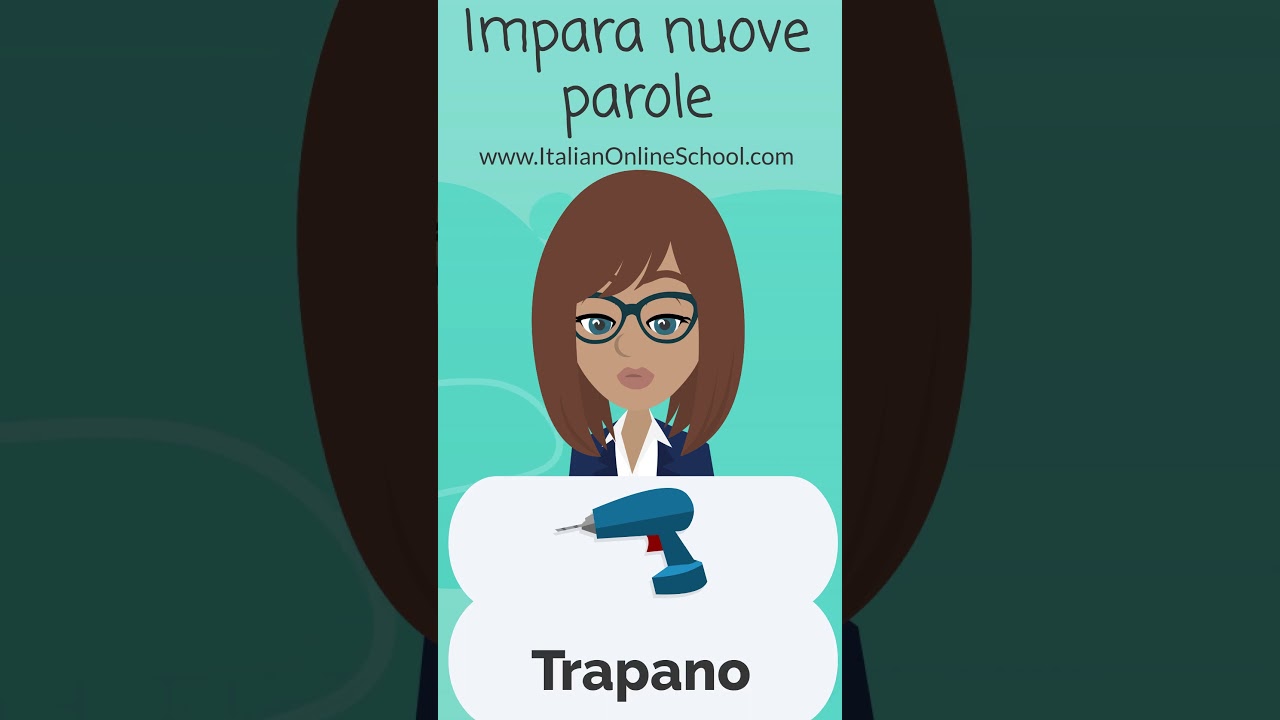 Can you name these Work Tools 🛠️ in Italian?