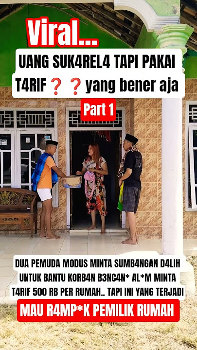 viral‼️ THE MODUS OF ASKING FOR DONATIONS TURNS OUT TO BE R4MP0K #viral #shorts #funny