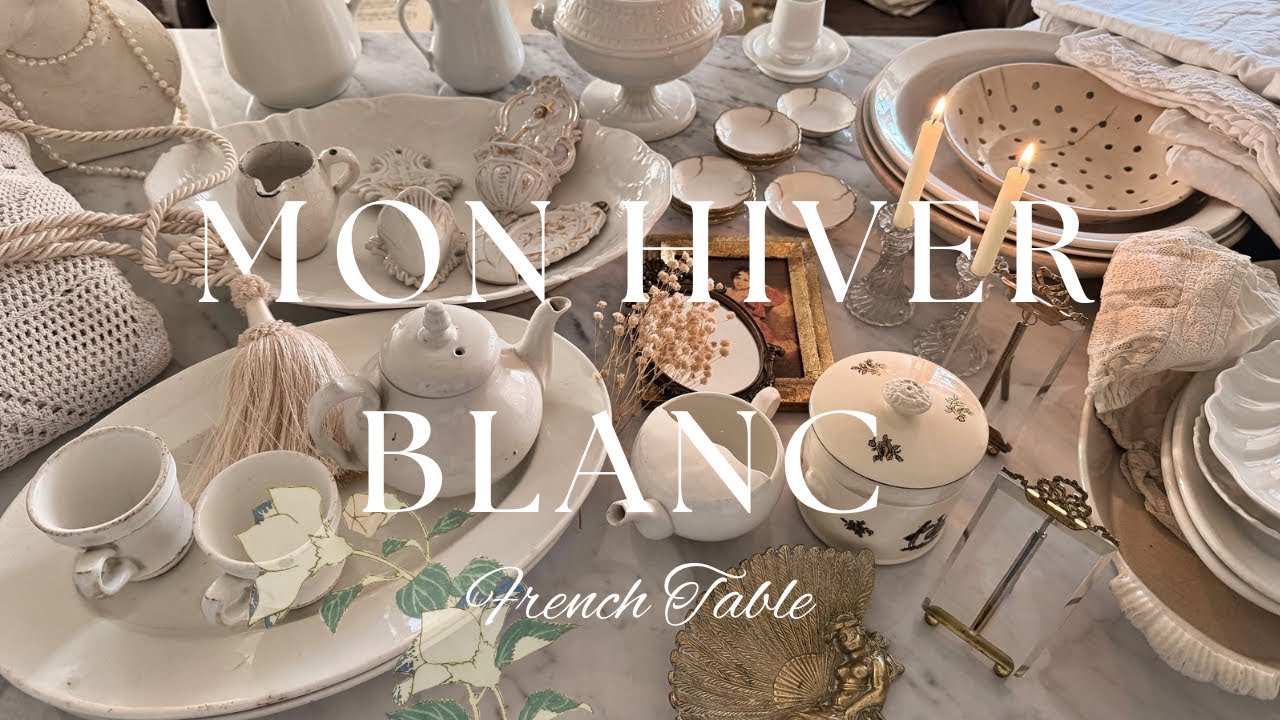 The White Winter Collection : Finding Beauty in French White Kitchenware & Linens