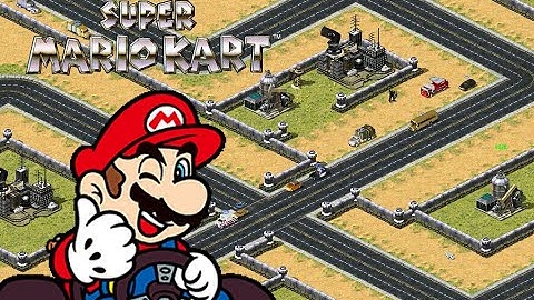 Red Alert 2 custom map: Mario Circuit 2 by Michael Tung (Final version)