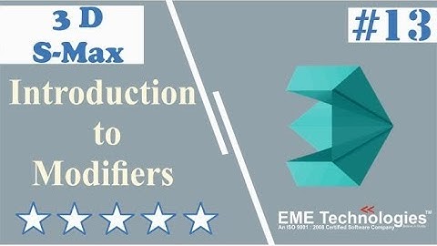 Introduction to Modifiers in 3ds Max