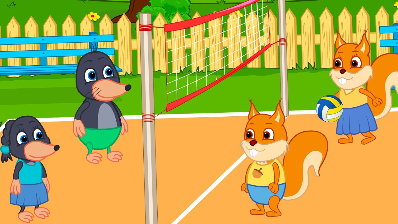 Bridie Squirrel in English - Squirrels Against Moles Cartoon for Kids