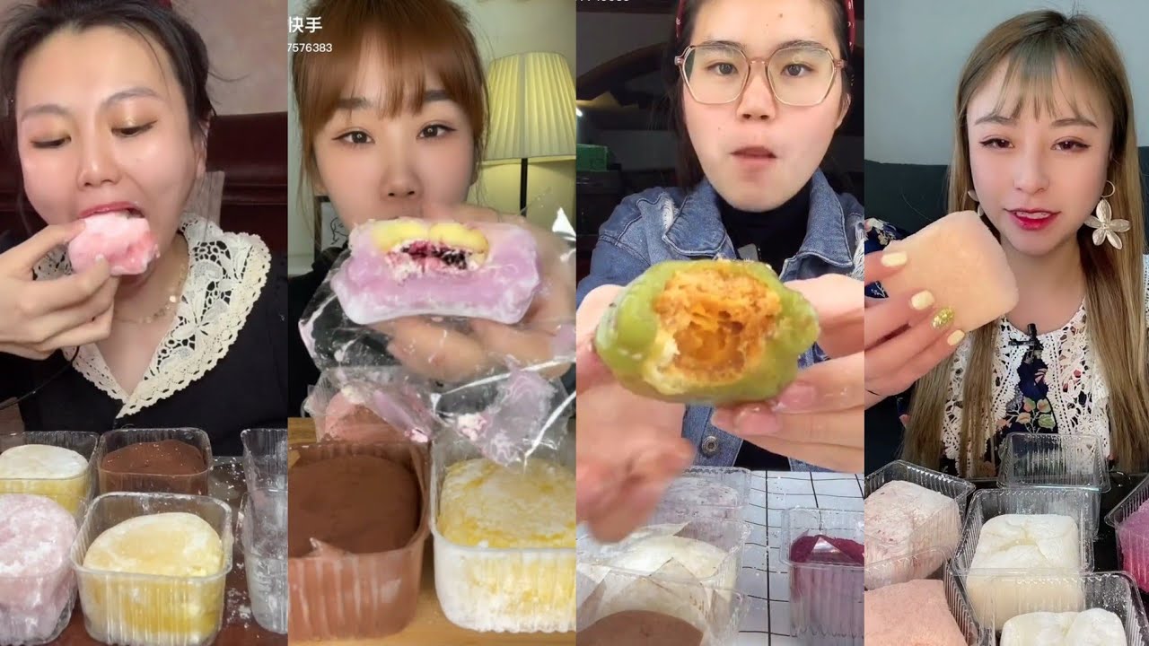 Super chewy mochi cream cake compilation | Kwai Mukang ASMR