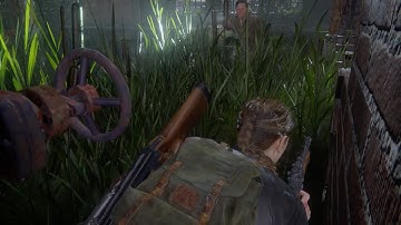 The Last of Us part 2 - Abby vs WLF at Brewery (Grounded kill-free)