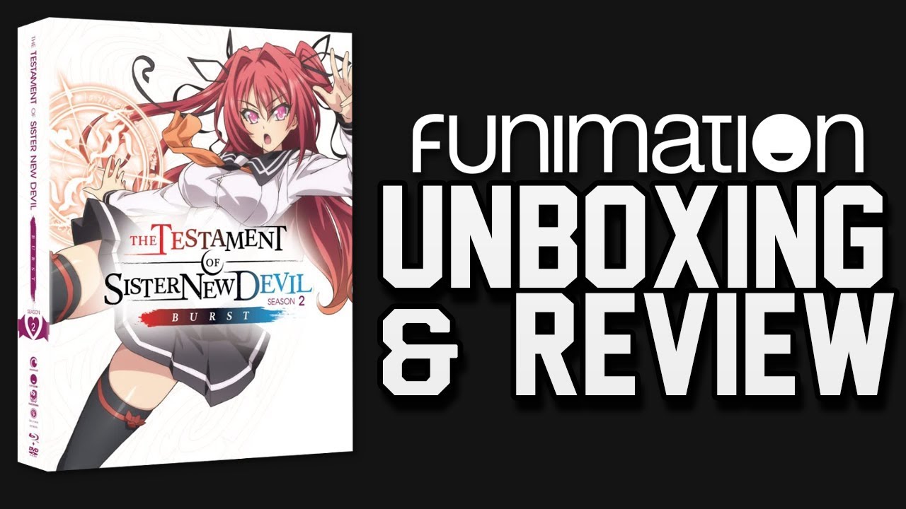 Funimation Unboxing Review The Testament Of Sister New Devil Burst