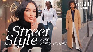 Comment s'habillent les Parisiens en automne ? Ft. Amina Muaddi | LE STREET STYLE | Vogue France