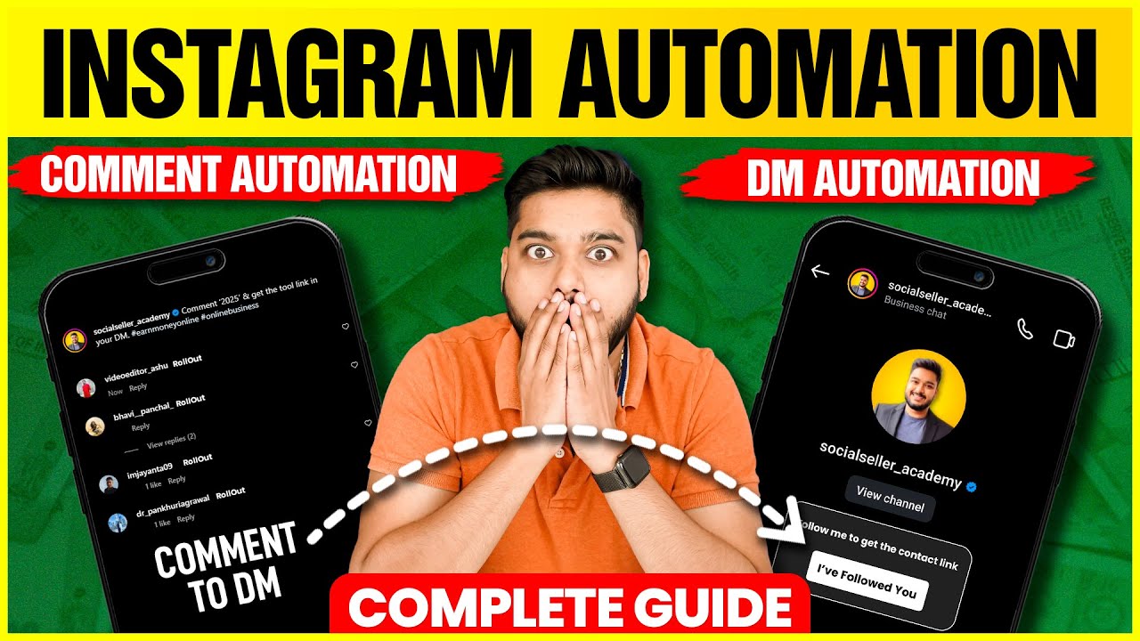 How to do Instagram Automation | DM & Comment Automation | Social ...