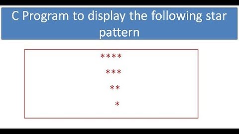 c program for inverted triangle