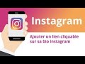 Tuto  comment ajouter un lien cliquable sur sa bio instagram