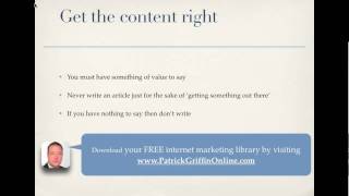 Successful Article Writing - Four Quick Tips For Great Articles