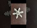 how to make beautiful snowflake❄ #shortsfeed #papercrafts #snowflakes #viralvideo