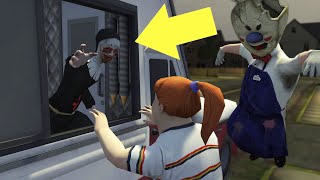 Ice Scream Kids vs Evil Nun vs Pennywise Clown funny animation part 246