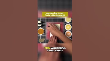 Ink Blending Create Textured Backgrounds #altenew