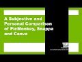 A Video Comparison of PicMonkey, Canva, and Snappa