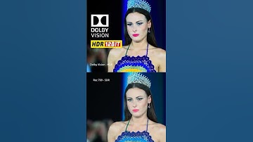 HDR Vs SDR Side by Side, Dolby Vision 2 Demo