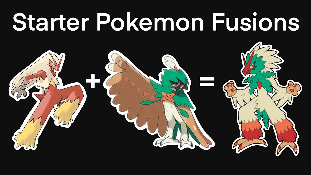 Starter pokemon fusions 