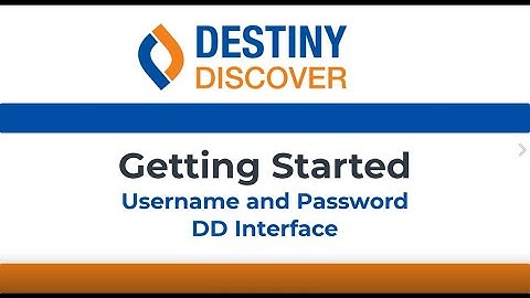 Destiny Discover - Getting Started