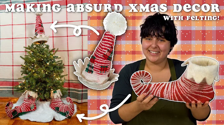 Making my Christmas tree a pair of oversized shoes...