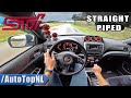 SUBARU WRX STi *STRAIGHT PIPED* POV Test Drive by AutoTopNL