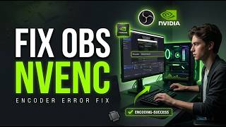 Fix OBS NVENC Error | Step-by-Step OBS Encoding Guide