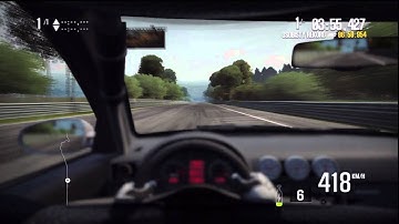 Shift 2 Unleashed - Audi RS4 Crash Over 430 km/h . Nurburgring Nordschleife